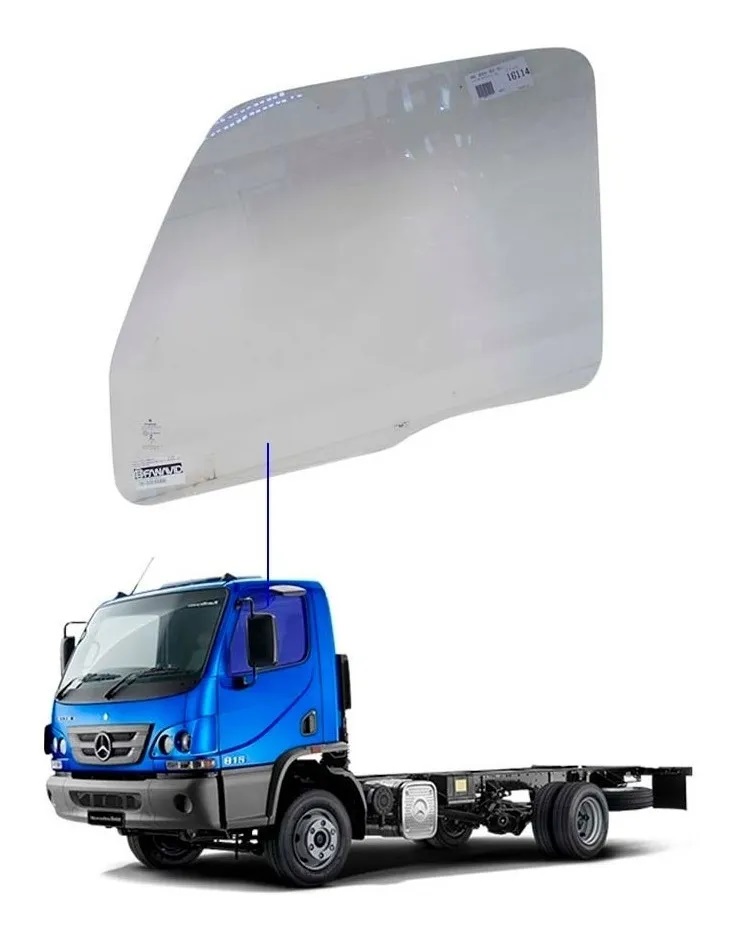 Vidro Porta Caminhão Mercedes-Benz Accelo Lado Direito
