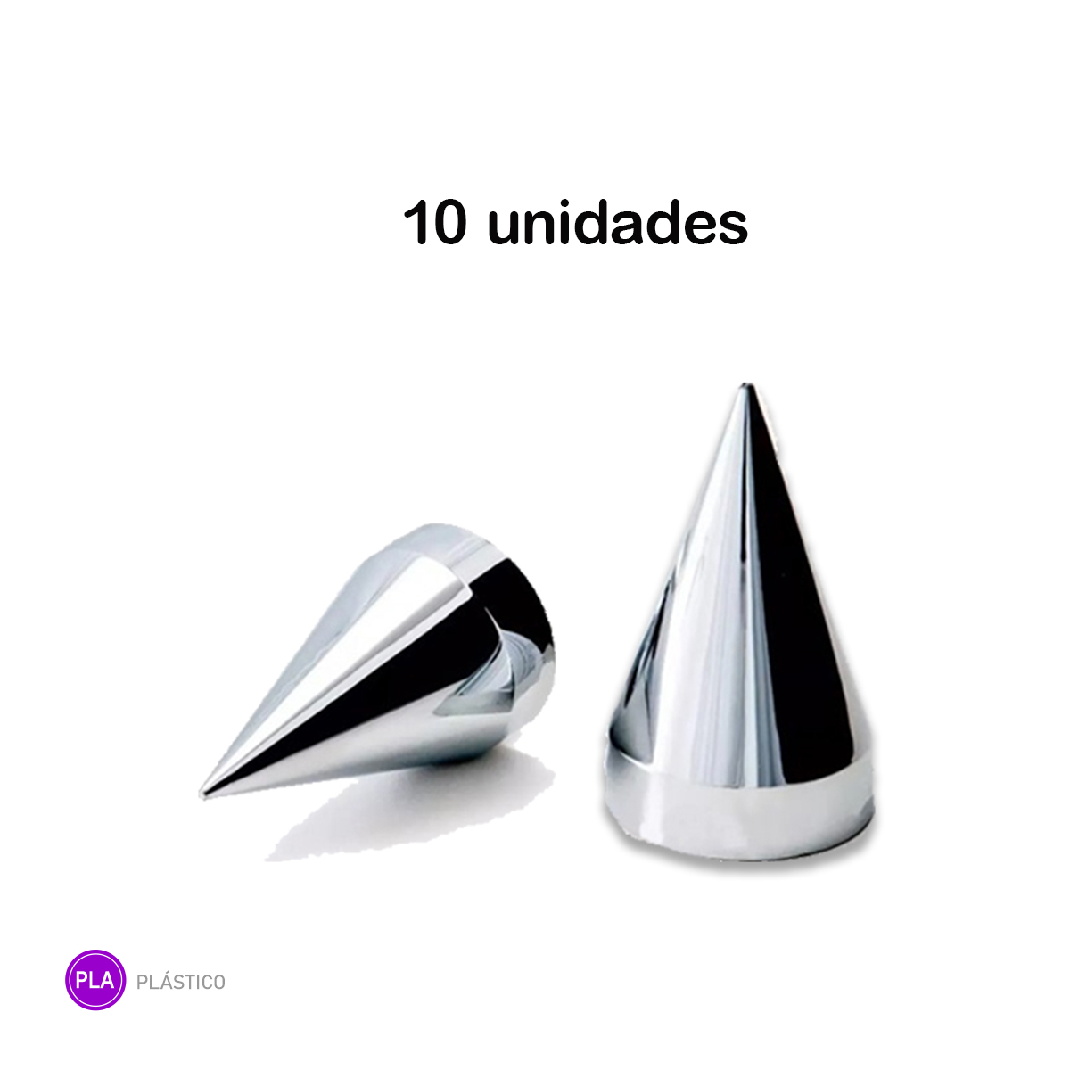 Kit 10 Capa Porca Cromada Americana - 33mm Kit 10 Capa Porca Cromada Americana - 33mm