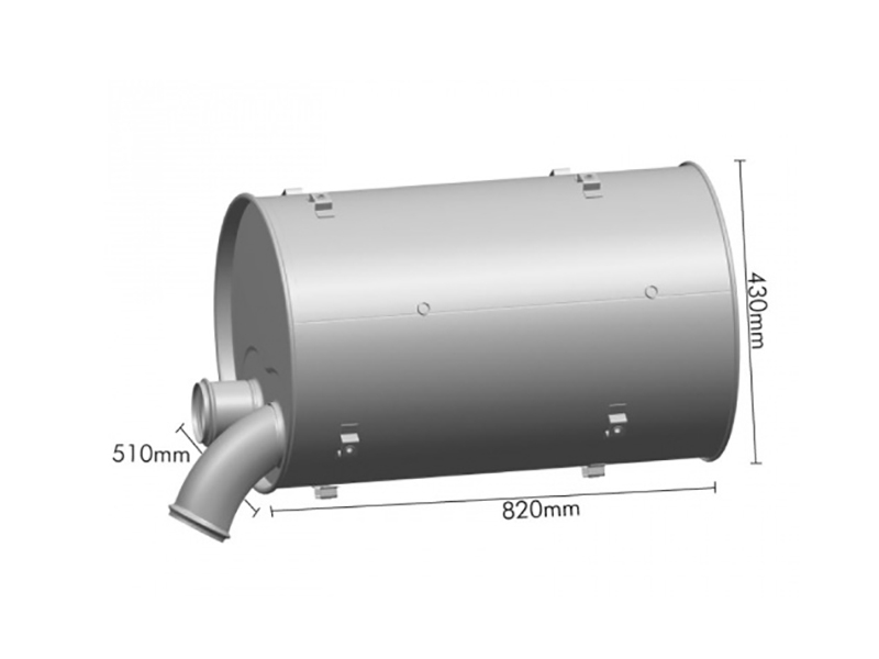 Catalisador Caminhão Volkswagen Worker 26.260E 31.260E - 2T0253121G Catalisador Caminhão Volkswagen Worker 26.260E 31.260E - 2T0253121G