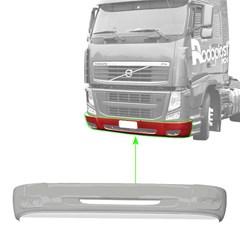 Capa Parachoque Caminhão Volvo FH Até 2015 (Central) - RODOPLAST Capa Parachoque Caminhão Volvo FH Até 2015 (Central) - RODOPLAST