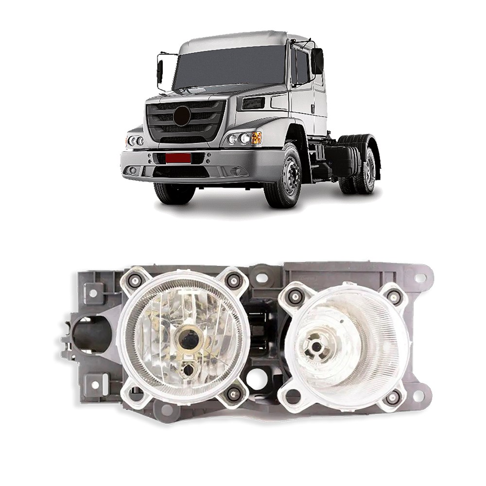 Farol Caminhão Mercedes-Benz Atron Após 2013 Lado Direito Orgus - A6968200261 Farol Caminhão Mercedes-Benz Atron Após 2013 Lado Direito Orgus - A6968200261
