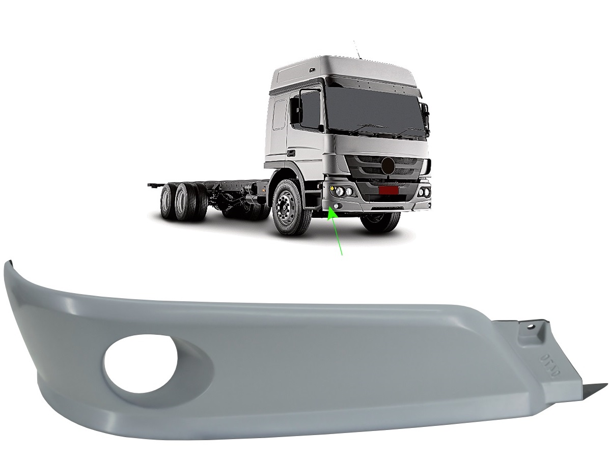 Spoler Caminhaõ Mercedes-Benz Atego Após 2012 (Modelo Original) Lado Direito - 9588850425