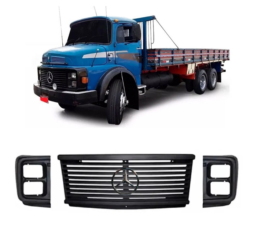 Cara Preta Caminhão Mercedes-Benz 1113 2213 82 a 88 Abs - Kit Completo