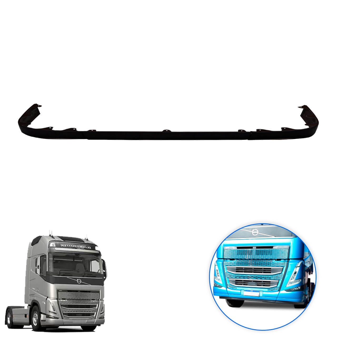 Spoler Caminhão Volvo FH Após 2015 (Sem Acabamento) - ABS