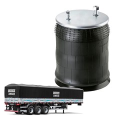 Mola Suspensao Carreta Facchini Até 2005 Com Base - Suspentech - 308501705 