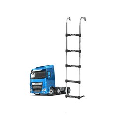 Escada Traseira Caminhão DAF XF - Cromada - 5 degraus