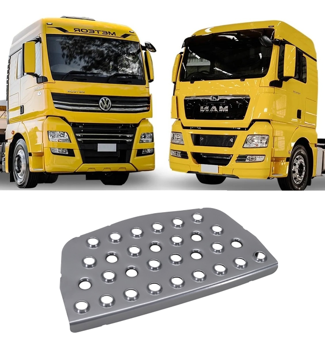 Estribo Pisar Caminhão Volkswagen Meteor, MAN TGX Inferior - 2V5821681