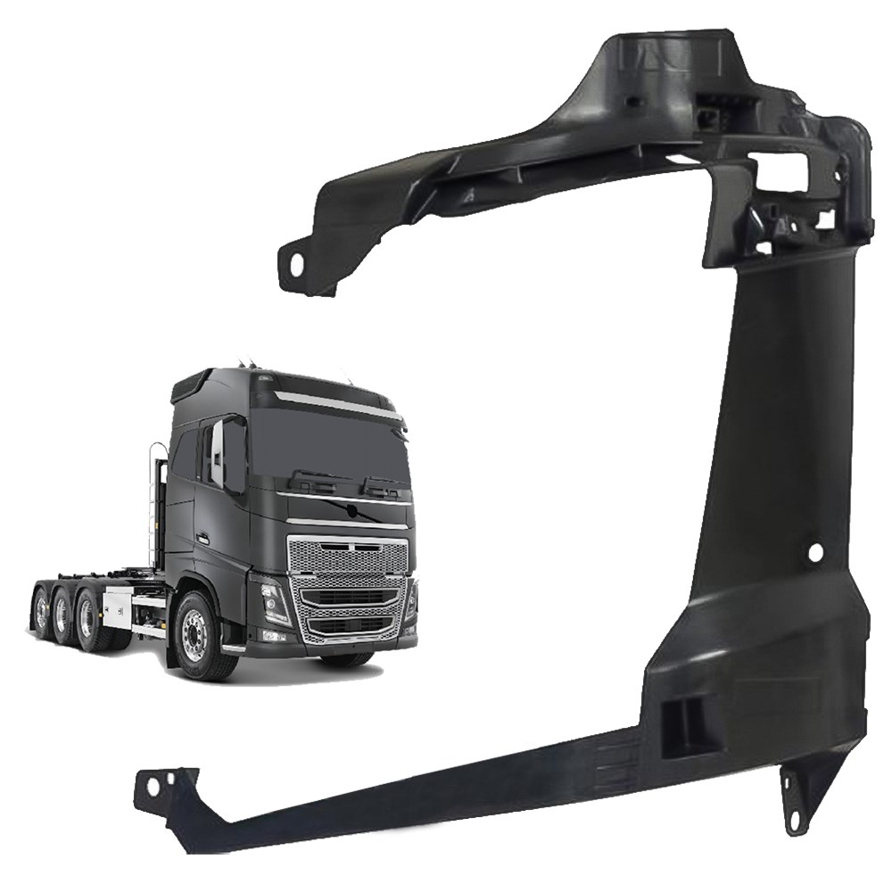 Moldura Farol Caminhão Volvo FH Após 2015 (Interna) Lado Direito - 84028392 Moldura Farol Caminhão Volvo FH Após 2015 (Interna) Lado Direito - 84028392