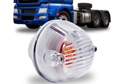 Lanterna Lateral Estribo Caminhão Volkswagen Meteor, MAN TGX - 81253206116