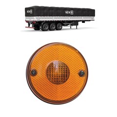 Lanterna Lateral Carreta Modelo Novo - Amarela GF