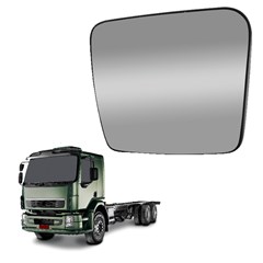 Vidro Retrovisor Caminhão Volvo VM Após 2003 Auxilar Com Desembaçador Lado Esquerdo