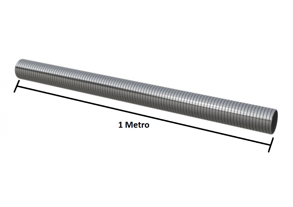 Flexível Escapamento 4.12 polegadas - 1000Mm Galvonizado