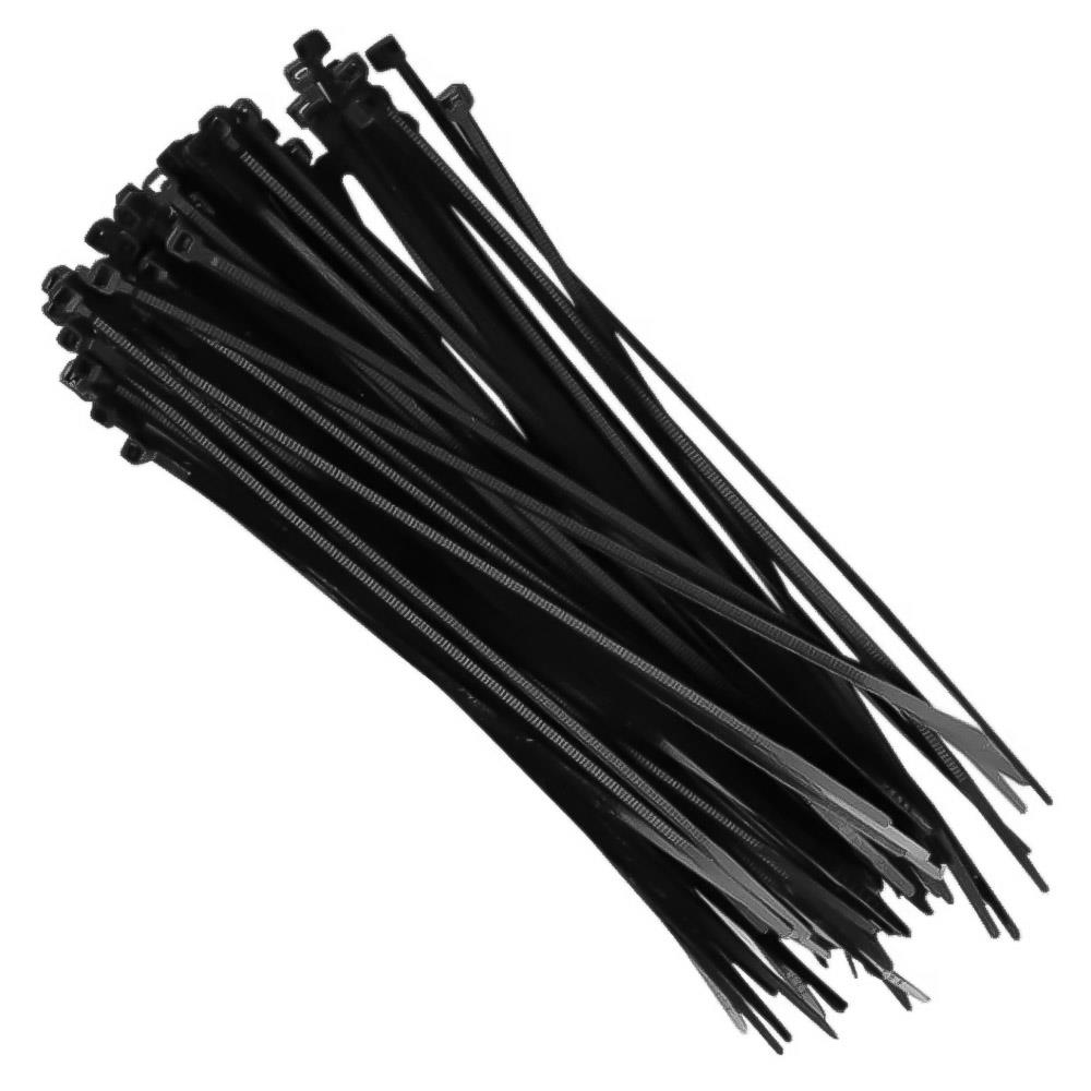 Abracadeira Fita 15 Cm Preta - 200 Peças