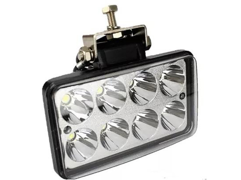 Farol Auxiliar Retangular LED Branco (8 Esquerdo Ds) - Bi-Volt