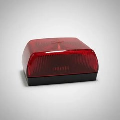 Lanterna Lateral Baú Facchini Modelo Novo - Vermelha GF