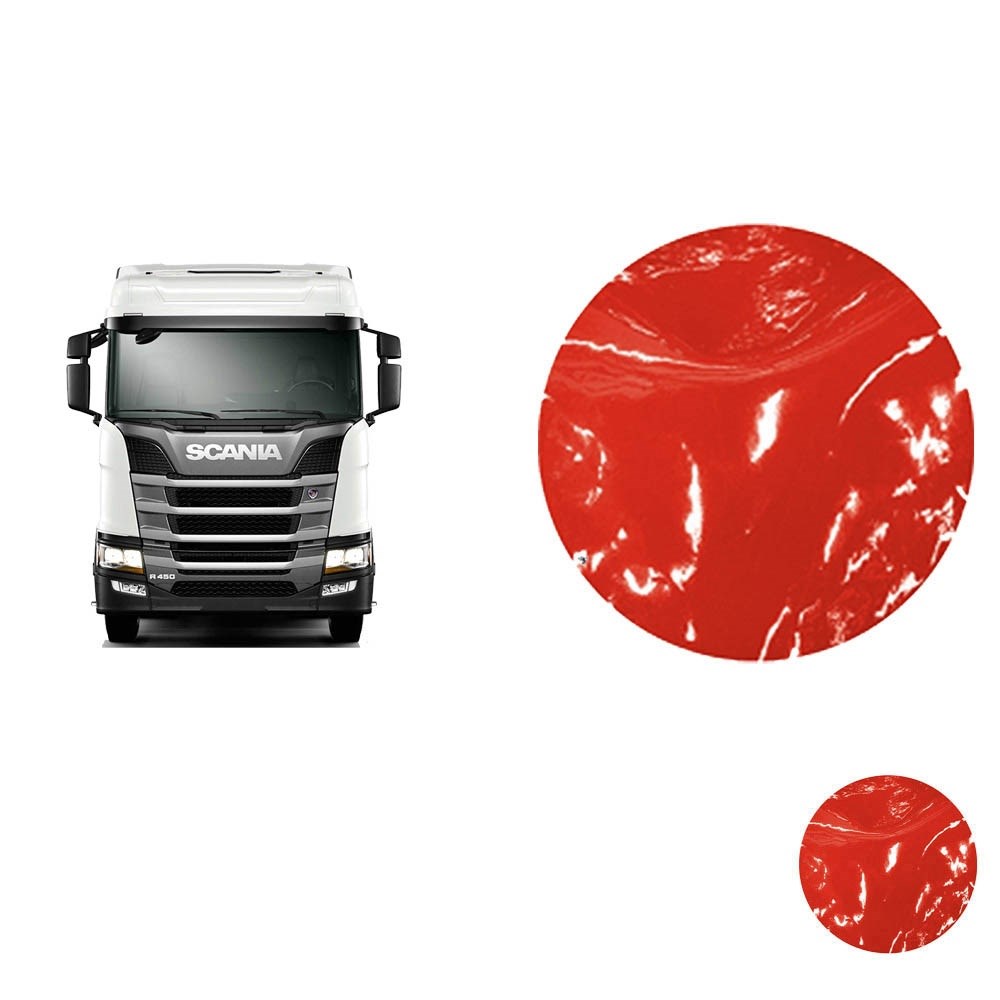Tapete Verniz Caminhão Scania 124 Série 7 R450 2019  - Vermelho Tapete Verniz Caminhão Scania 124 Série 7 R450 2019  - Vermelho