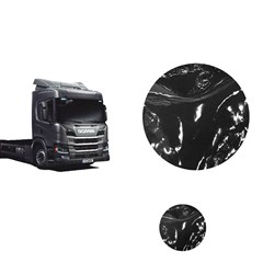 Tapete Verniz Caminhão Scania 124 Série 7 P320 2019 - Preto
