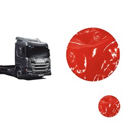 Tapete Verniz Caminhão Scania 124 Série 7 P320 2019 - Vermelho