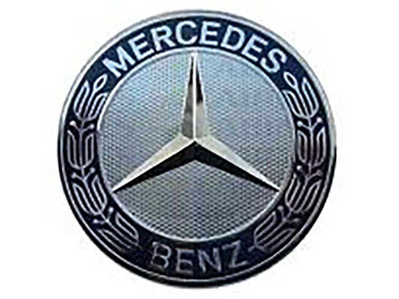 Emblema Capô Caminhão Mercedes-Benz 912 1214 1718 Frontal - Resinado