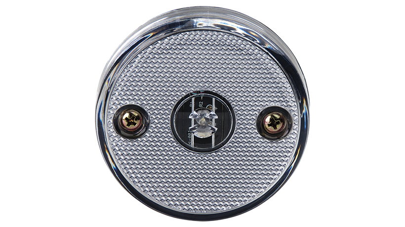 Lanterna Lateral Carreta Randon LED (85mm) Sem Suporte - Cristal - 210102016 Lanterna Lateral Carreta Randon LED (85mm) Sem Suporte - Cristal - 210102016