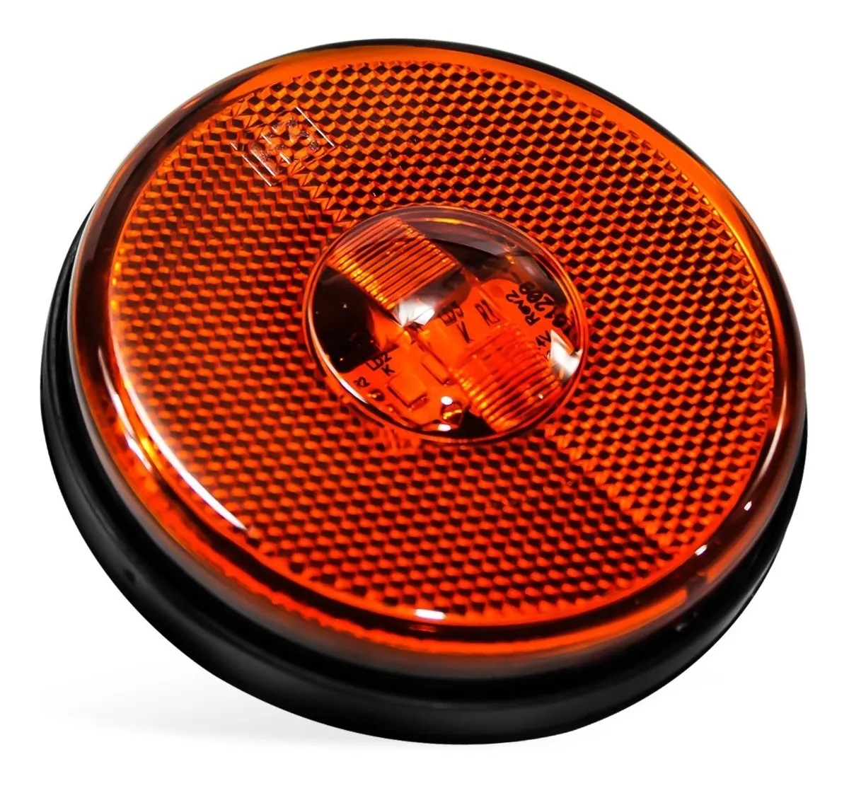 Lanterna Lateral Carreta Randon LED (85mm) Sem Suporte - Amarela - 210102016