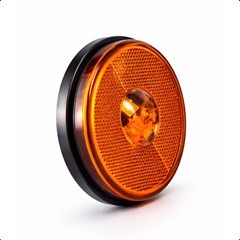 Lanterna Lateral Carreta Randon LED (85mm) Sem Suporte - Amarela - 210102016