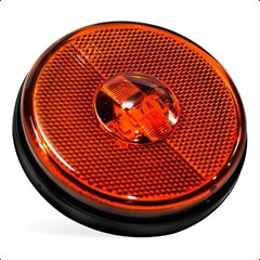 Lanterna Lateral Carreta Randon LED (85mm) Sem Suporte - Amarela - 210102016