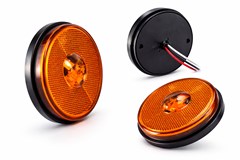 Lanterna Lateral Carreta Randon LED (85mm) Sem Suporte - Amarela - 210102016