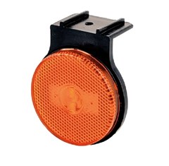 Lanterna Lateral Carreta Randon LED (65mm) Com Suporte - Amarela