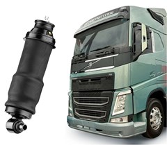 Bolsa Suspensao Cabine Caminhão Volvo FH Após 2015 Dianteira (Com Amortecedor) - 21170611