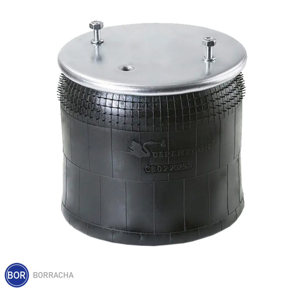 Mola Fole Suspensão Eixo Scania Série 4, Série 5, Série 6 - 3º Eixo Tração Após 2010 - Com Suspensor (Sem Base) - 1314903