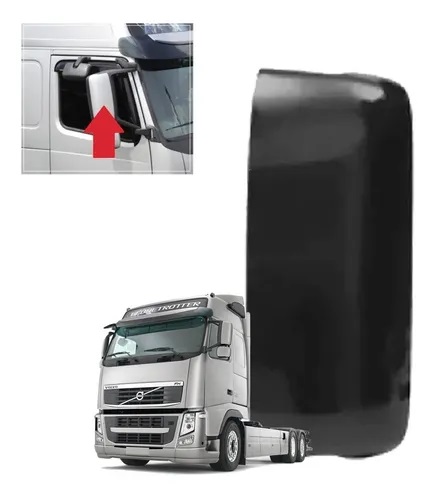 Capa Retrovisor Caminhão Volvo FH 2010 a 2014 - Lado Direito ou Lado Esquerdo
