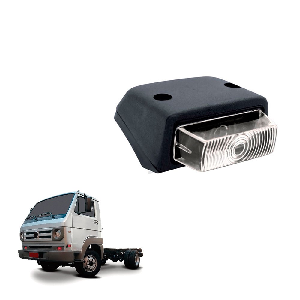 Lanterna Teto Caminhão Ford F-4000, Cargo, Volkswagen Titan, Work, Tapa Sol - 3C4615K491AA Lanterna Teto Caminhão Ford F-4000, Cargo, Volkswagen Titan, Work, Tapa Sol - 3C4615K491AA