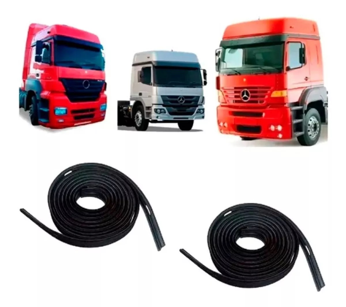 Par Canaleta Porta Caminhão Mercedes-Benz Axor, Atego, Actros - 9587220205