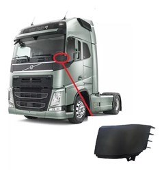 Ponteira Acabamento Limpador Parabrisa camimnhão Volvo FH Após 2015 Lado Direito - 82835601