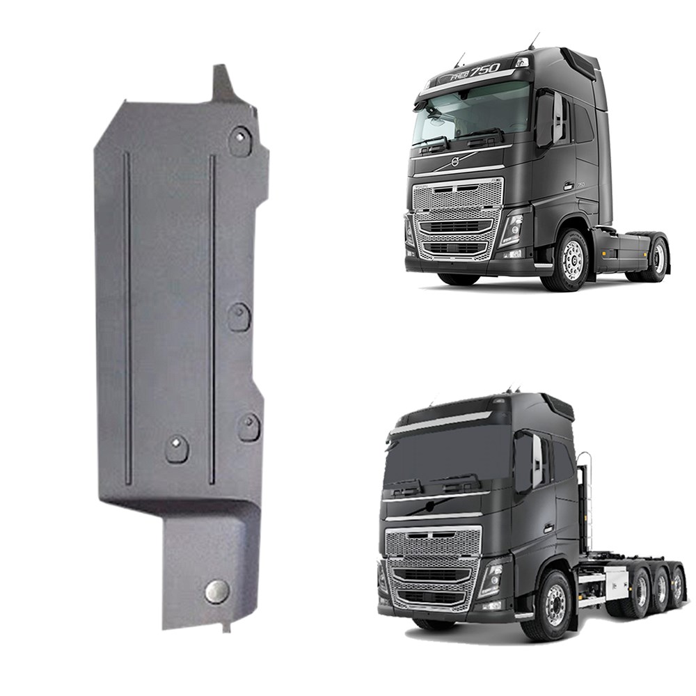 Placa Proteção Farol Caminhão Volvo FH Após 2015 Lado Direito Placa Proteção Farol Caminhão Volvo FH Após 2015 Lado Direito