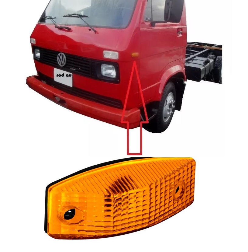 Lanterna Seta Pisca Lateral Coluna Caminhão Volkswagen 1985 a 1993