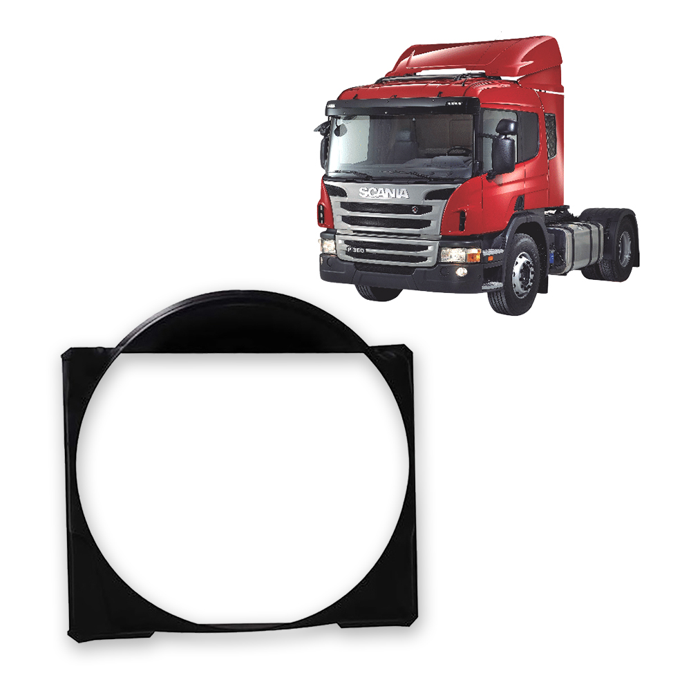 Defletor Radiador Caminhão Scania Série 4 P Todos Motor 6 Cilindros - 1769523