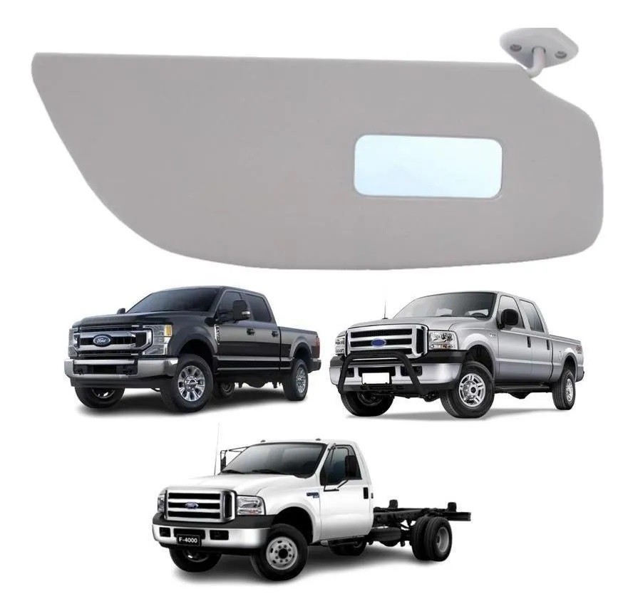 Quebra Sol Interno Fd F-250/4000 98/ com Espelho Direito - XC352504100AAN2F