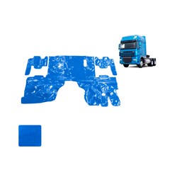 Tapete Verniz Caminhão DAF XF - Azul Tapete Verniz Caminhão DAF XF - Azul