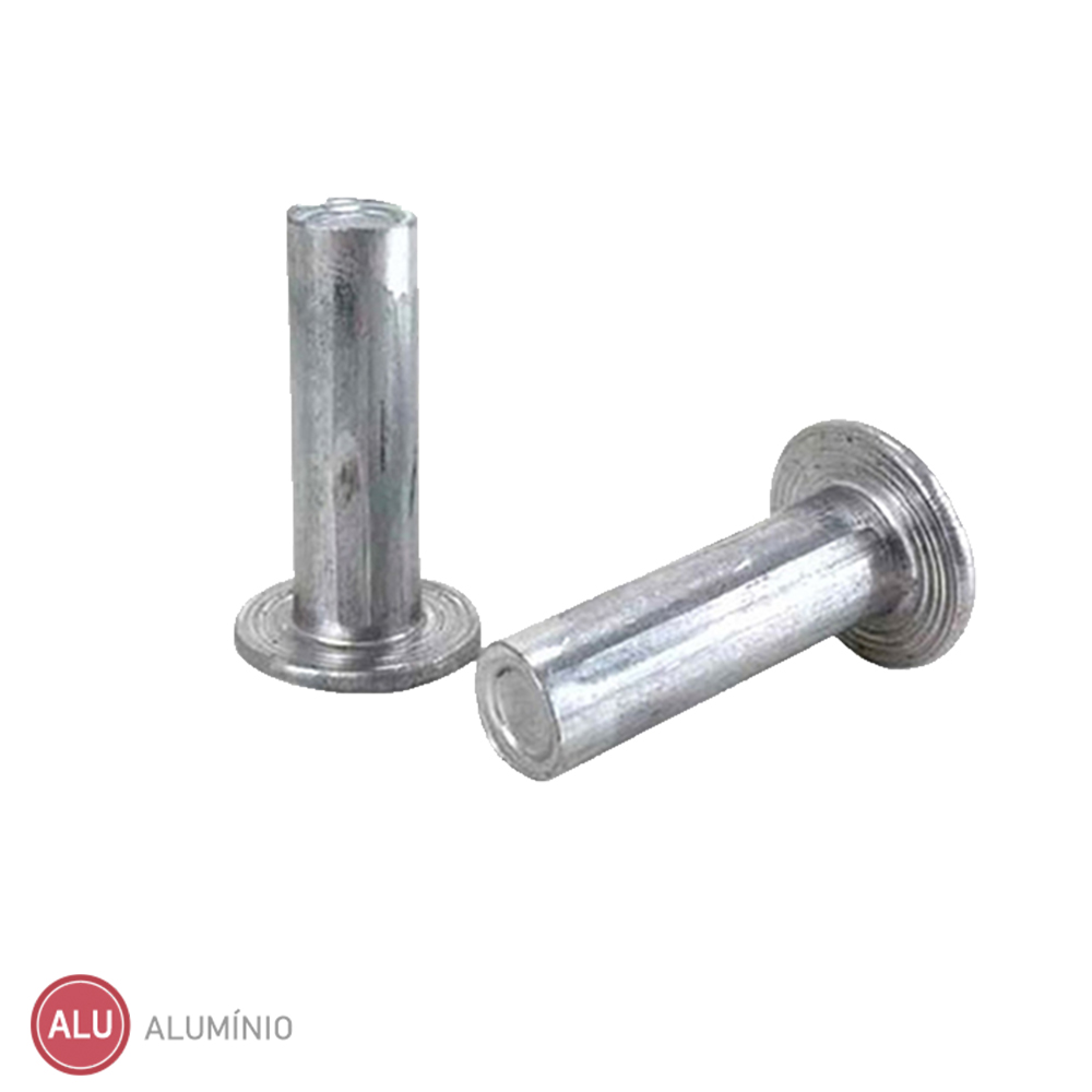 Pacote Rebite Lona Freio 07X08 Alumínio (Padrao Mb) Semi-Tubular