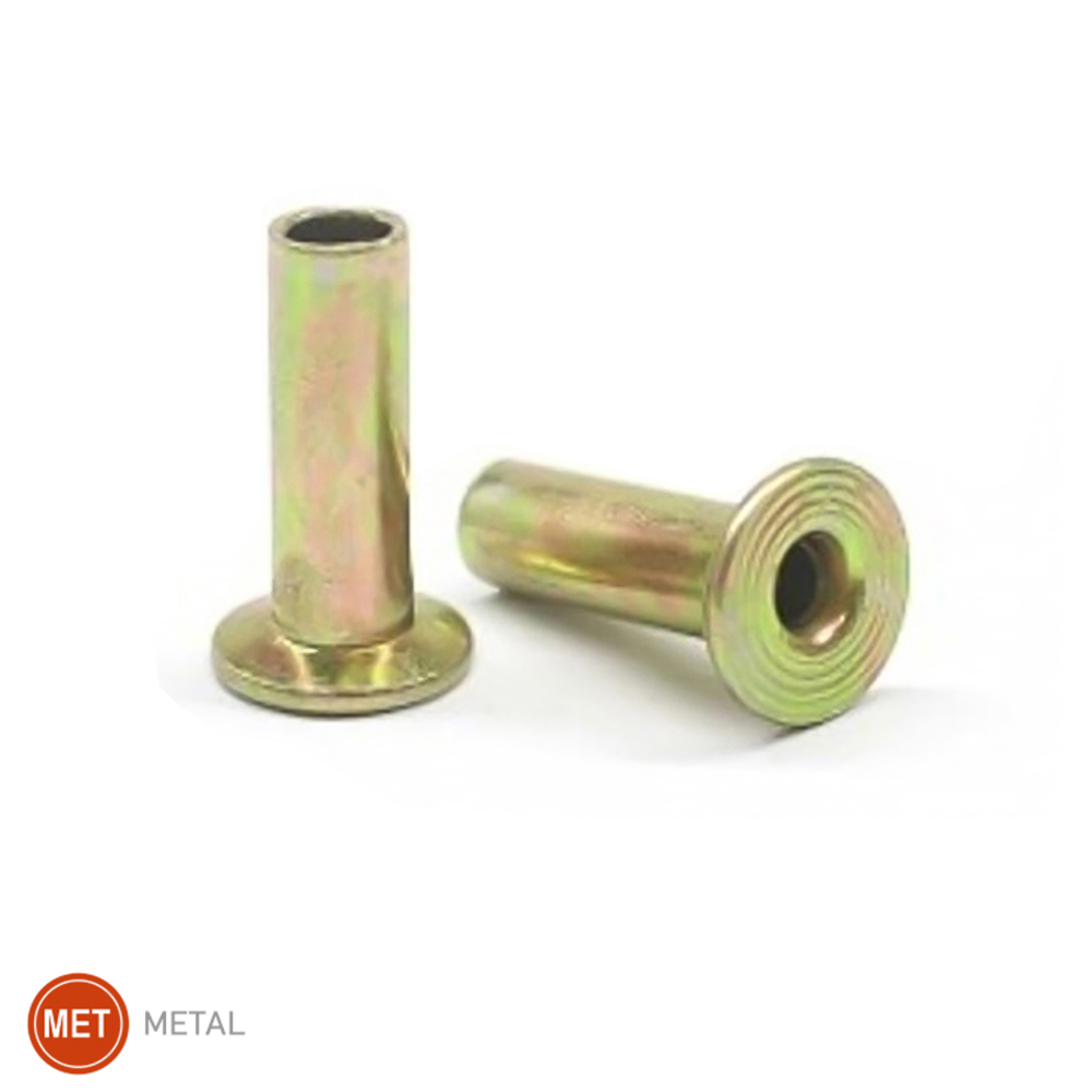 Pacote Rebite Lona Freio 08X18 Ferro - Tubular (1000 und)