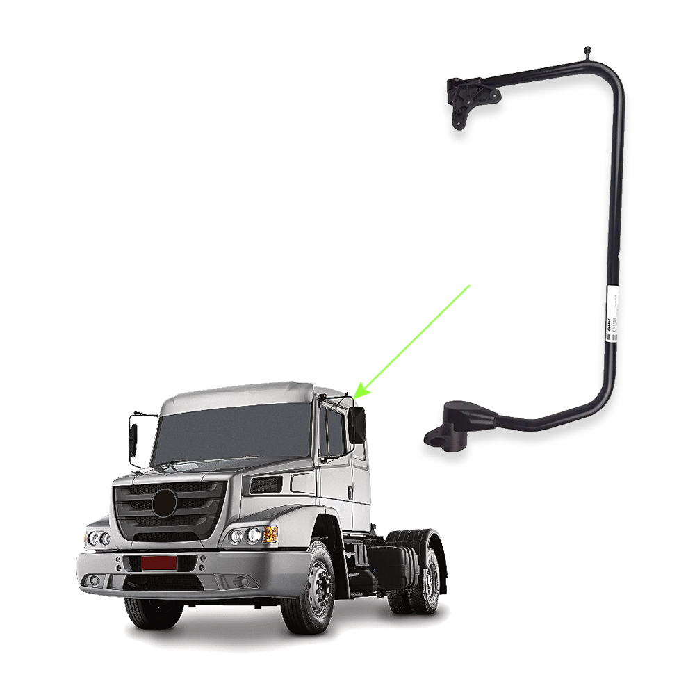 Braço Retrovisor Caminhão Mercedes-Benz 1634 1938 Após 2000 Lado Esquerdo