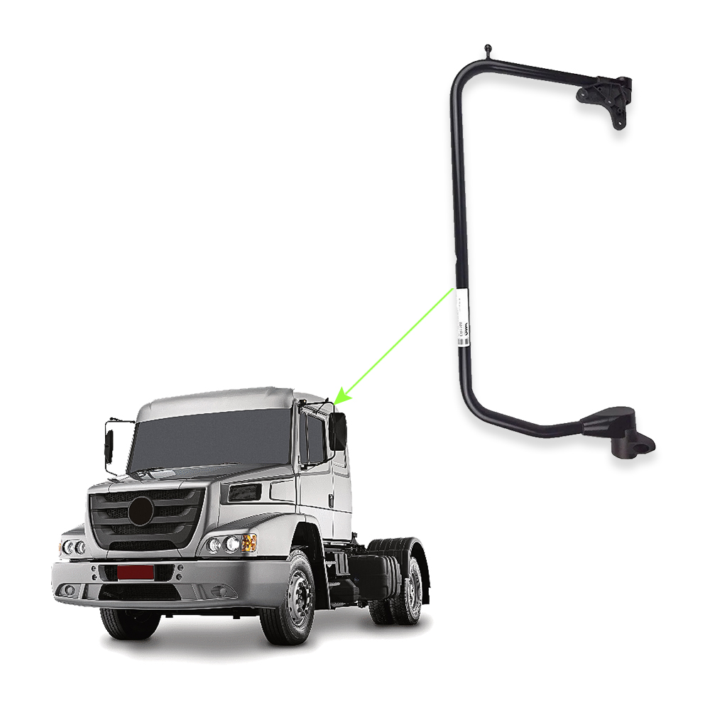 Braço Retrovisor Caminhão Mercedes-Benz 1634 1938 Após 2000 Lado Direito