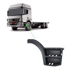 Paralama Cabine Mb Atego 2013/ (Estribo) Direito - 9586601901