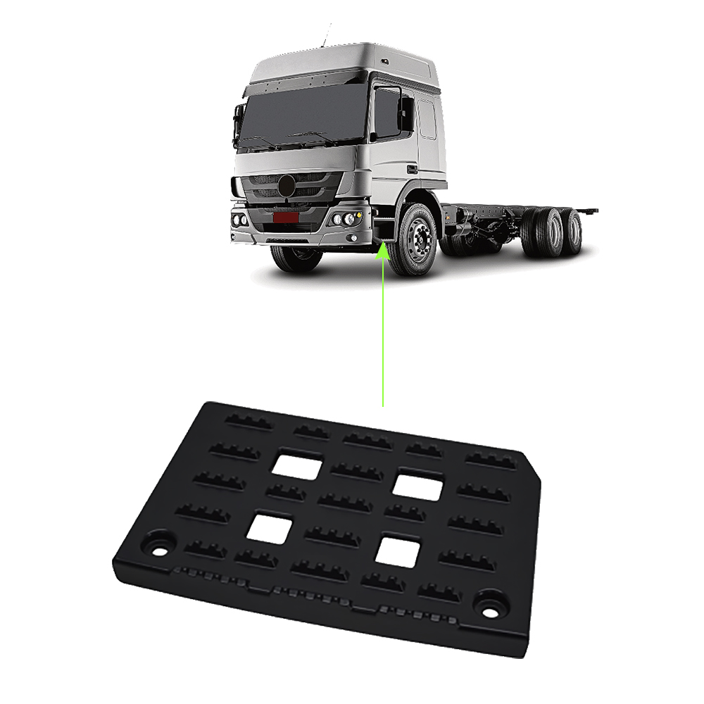 Estribo Pisar Caminhão Mercedes-Benz Atego Após 2013 Inferior Lado Esquerdo Estribo Pisar Caminhão Mercedes-Benz Atego Após 2013 Inferior Lado Esquerdo