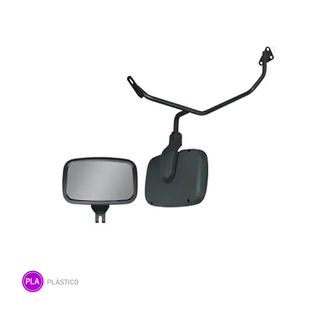 Retrovisor Auxiliar Caminhão Volvo FH FM 2010 a 2014 Teto Baixo Frontal