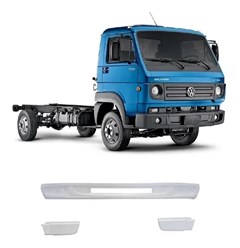 Spoler Caminhão Volkswagen 8.160 Delivery de 2012 Até 2017 - 3 Partes - ABS