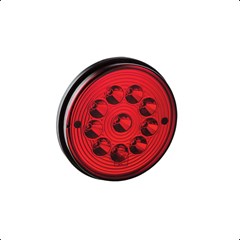 Lanterna Carreta Implementos Multifunção 24V - Vermelha