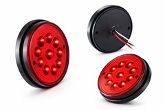 Lanterna Carreta Implementos Multifunção 24V - Vermelha